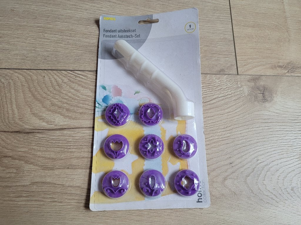 XENOS fondant uitsteekset *nieuw* ~ HH6108, Ophalen of Verzenden, Nieuw, Taarten of Cupcakes, Versiering