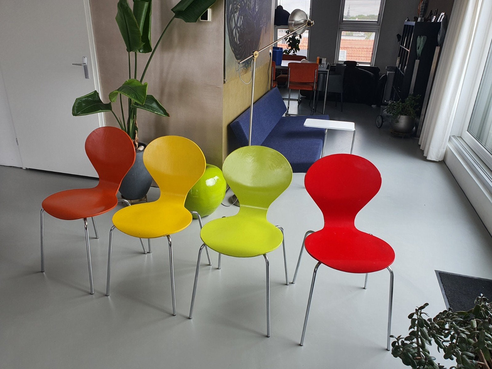 Rondo eetkamerstoelen - Deens design Jörgensen, Huis en Inrichting, Stoelen, Ophalen of Verzenden