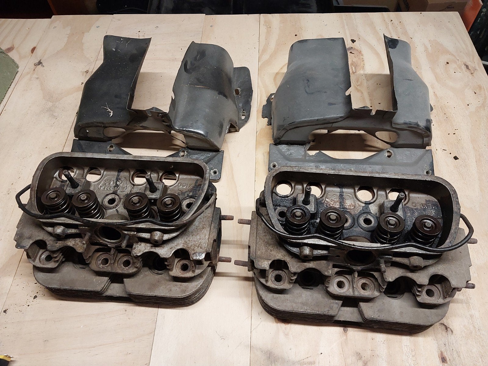 Cilinderkoppen VW 1600 Enkelpoorts, Auto-onderdelen, Ophalen of Verzenden