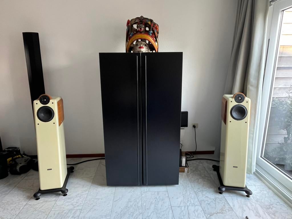 Usher CP-6311 + Filter Upgrade, Audio, Tv en Foto, Luidsprekers, Zo goed als nieuw, Front, Rear of Stereo speakers, 120 watt of meer