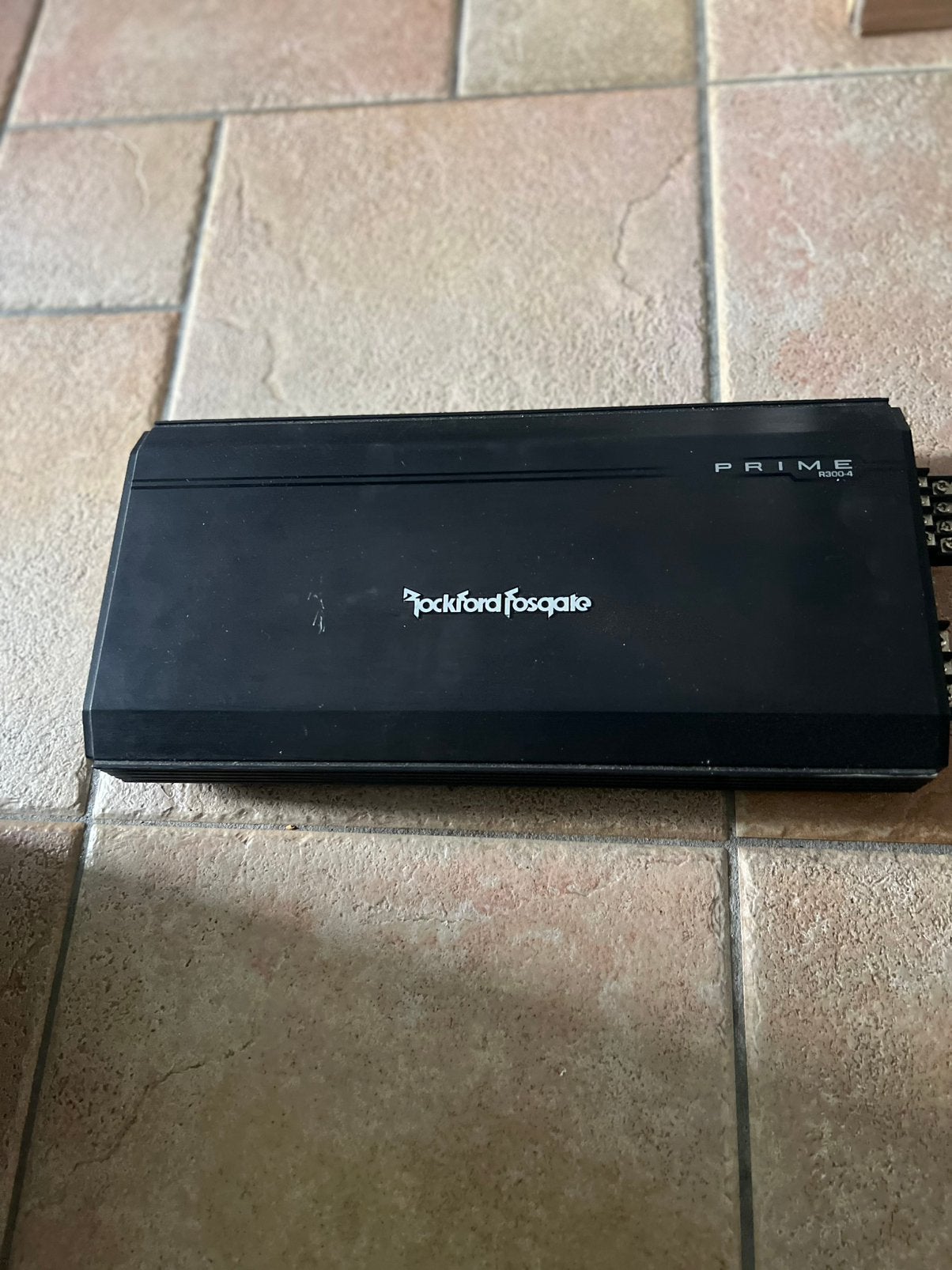 Te koop Rockford versterker met Baskist., Ophalen of Verzenden, Zo goed als nieuw, 120 watt of meer, Overige merken