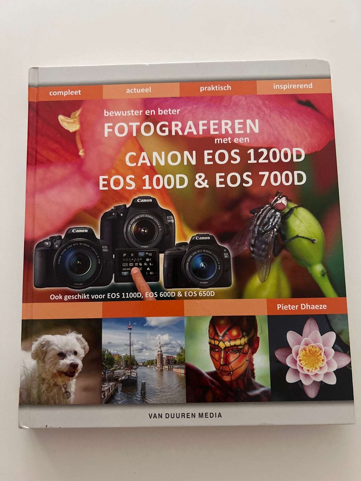 Fotograferen met Canon EOS 1200D, 100D & 700D - Pieter Dhaez, Boeken, Ophalen of Verzenden, Zo goed als nieuw, Techniek