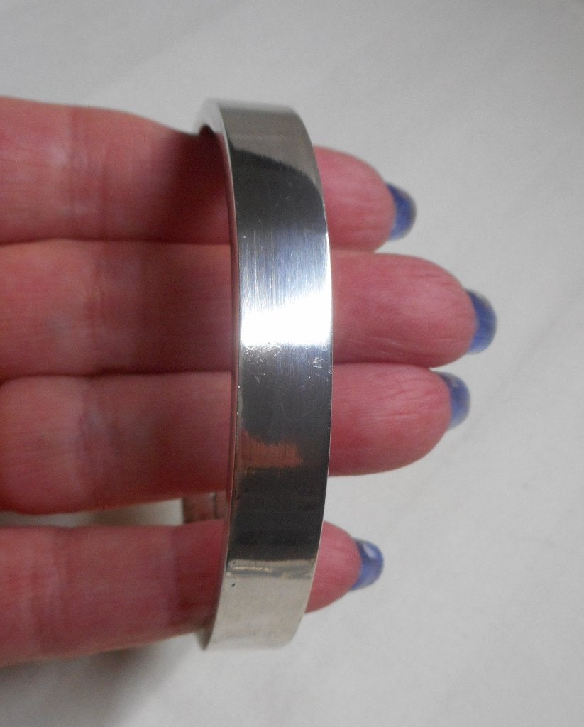 Zilveren royale vintage slavenarmband nr.185, Verzenden, Zo goed als nieuw, Zilver, Zilver