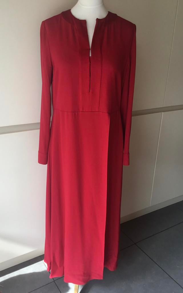 Twinset Milano rode maxijurk maat 38 (It.44), Kleding | Dames, Ophalen of Verzenden, Zo goed als nieuw, Maat 36 (S), Rood