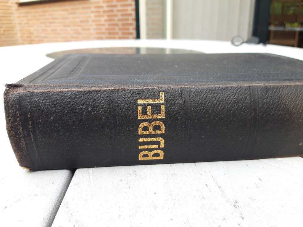 Bijbel 1934 *De gansche heilige schrift* Bussy te Amsterdam, Ophalen of Verzenden