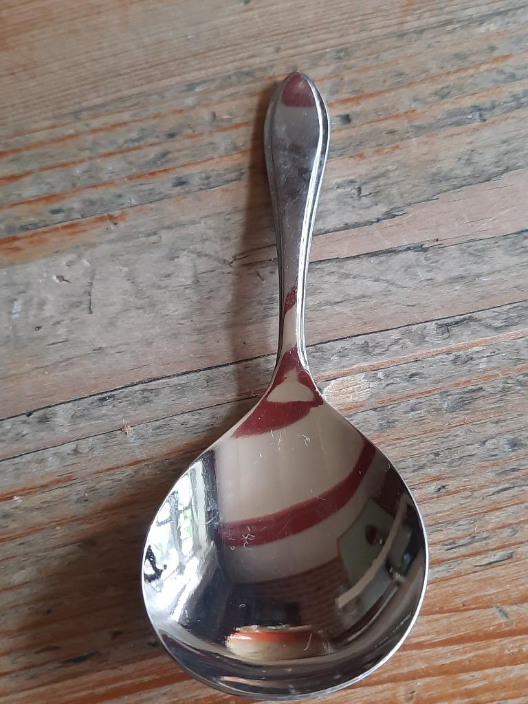 Gero Zilmeta suikerschepje, Huis en Inrichting, Keuken | Bestek, Ophalen of Verzenden, Rvs of Chroom