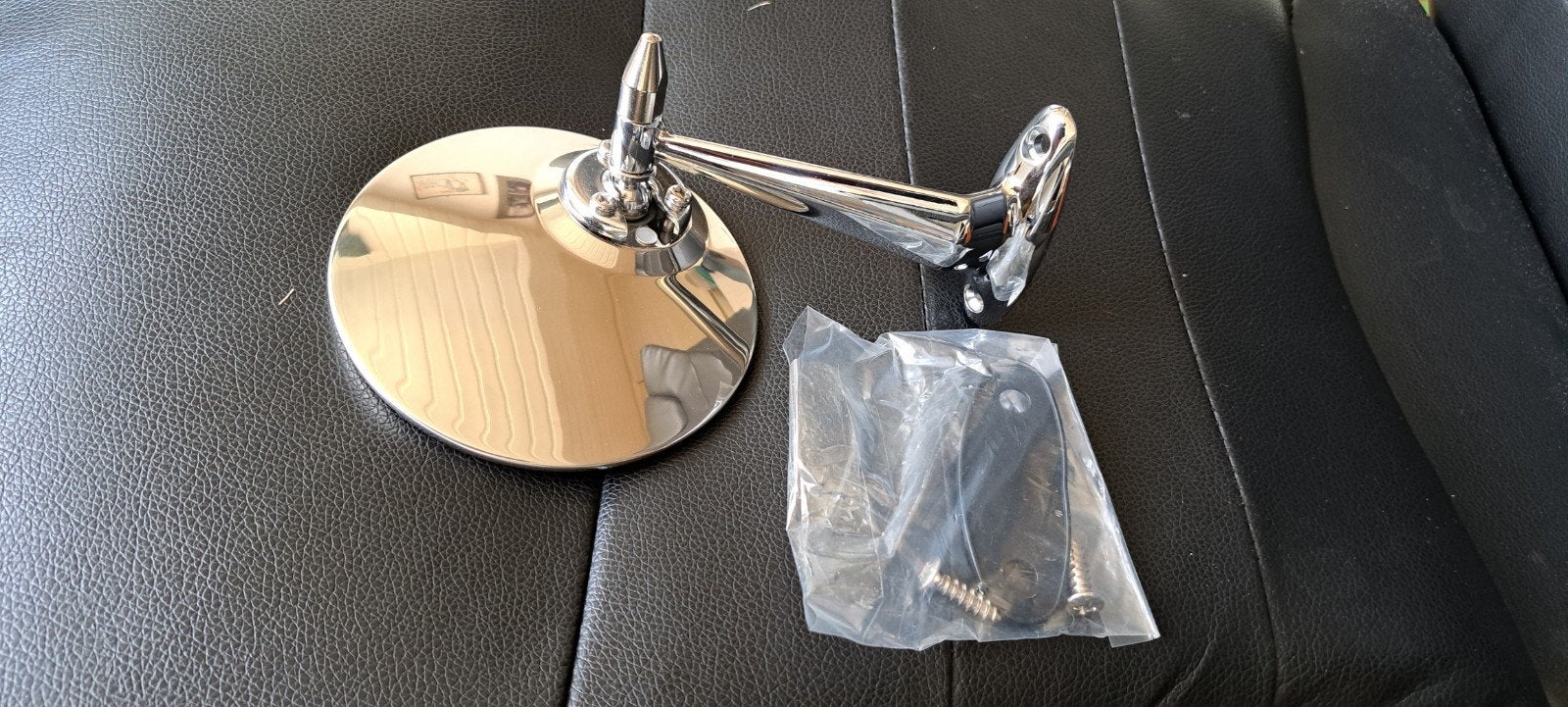 Oldtimer Spiegel Chroom Nieuw, Auto diversen, Ophalen of Verzenden, Nieuw