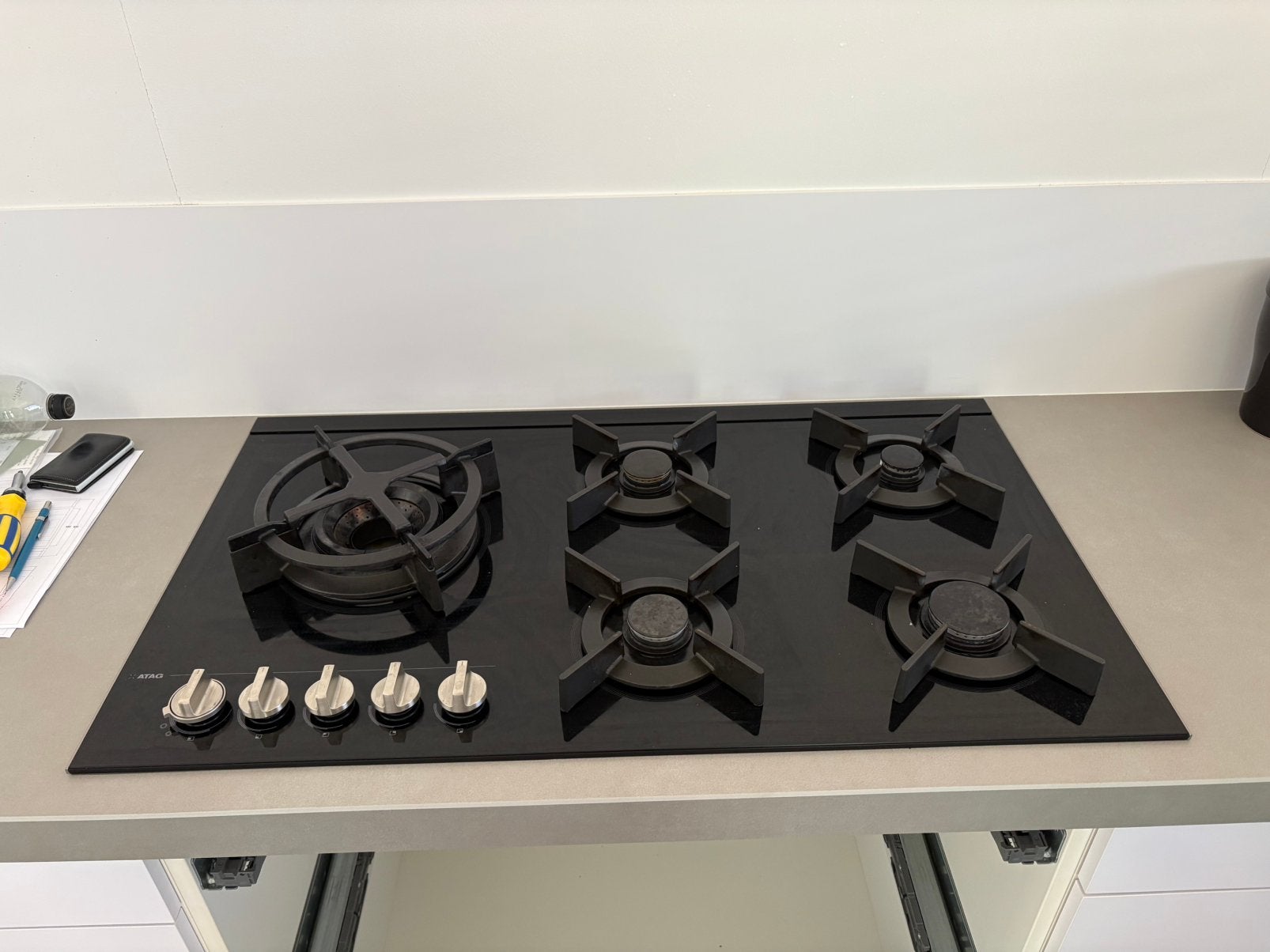 ATAG HG9571MBA HG9AAE1A gaskookplaat, Ophalen, Zo goed als nieuw, Inbouw, Gas
