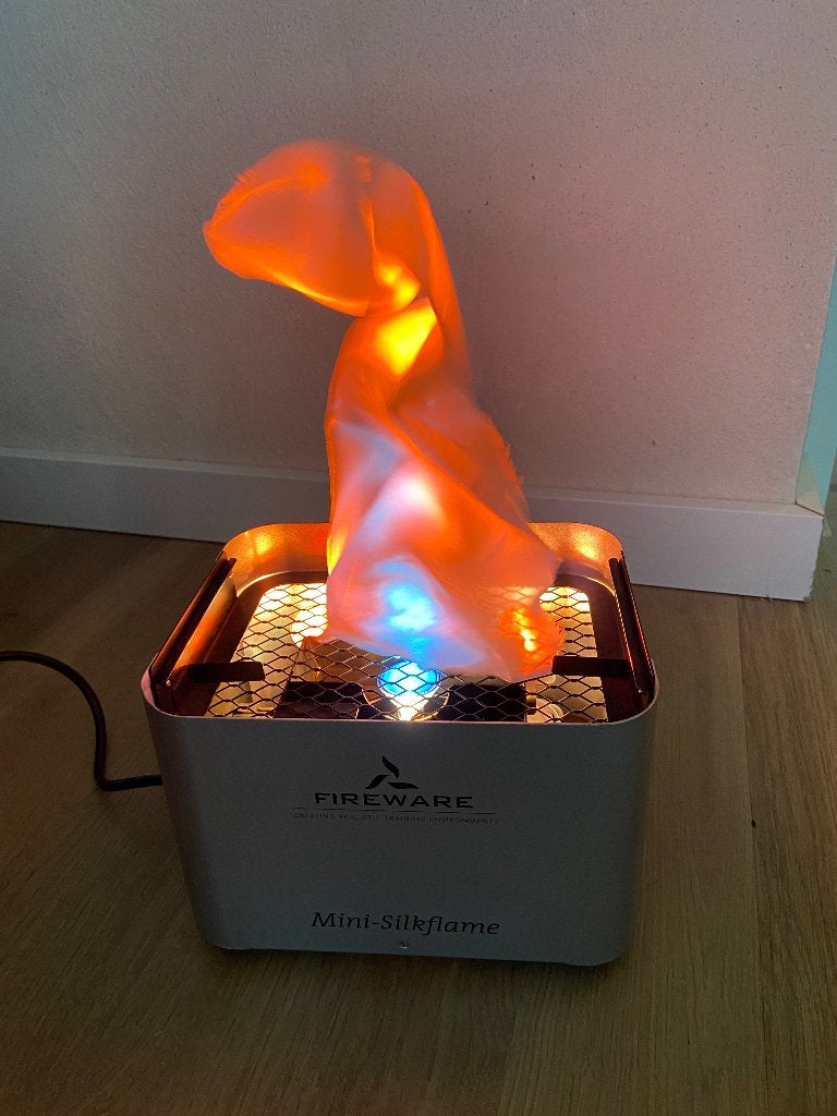 Mini silkflame vlam simulator, Ophalen of Verzenden, Gebruikt