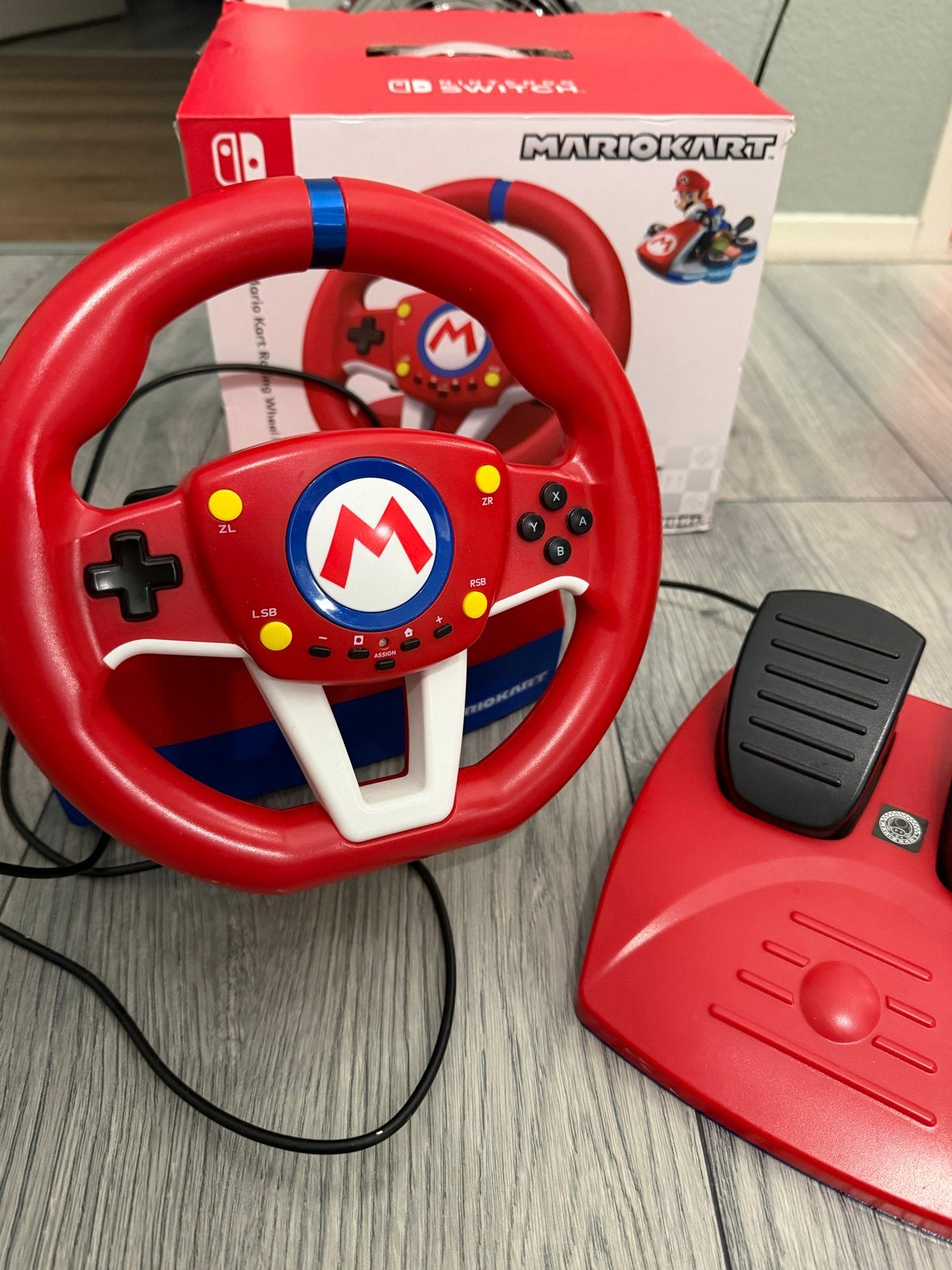 Mario Kart racestuur en pedalen voor Nintendo Switch, Spelcomputers en Games, Spelcomputers | Nintendo Switch, Ophalen of Verzenden