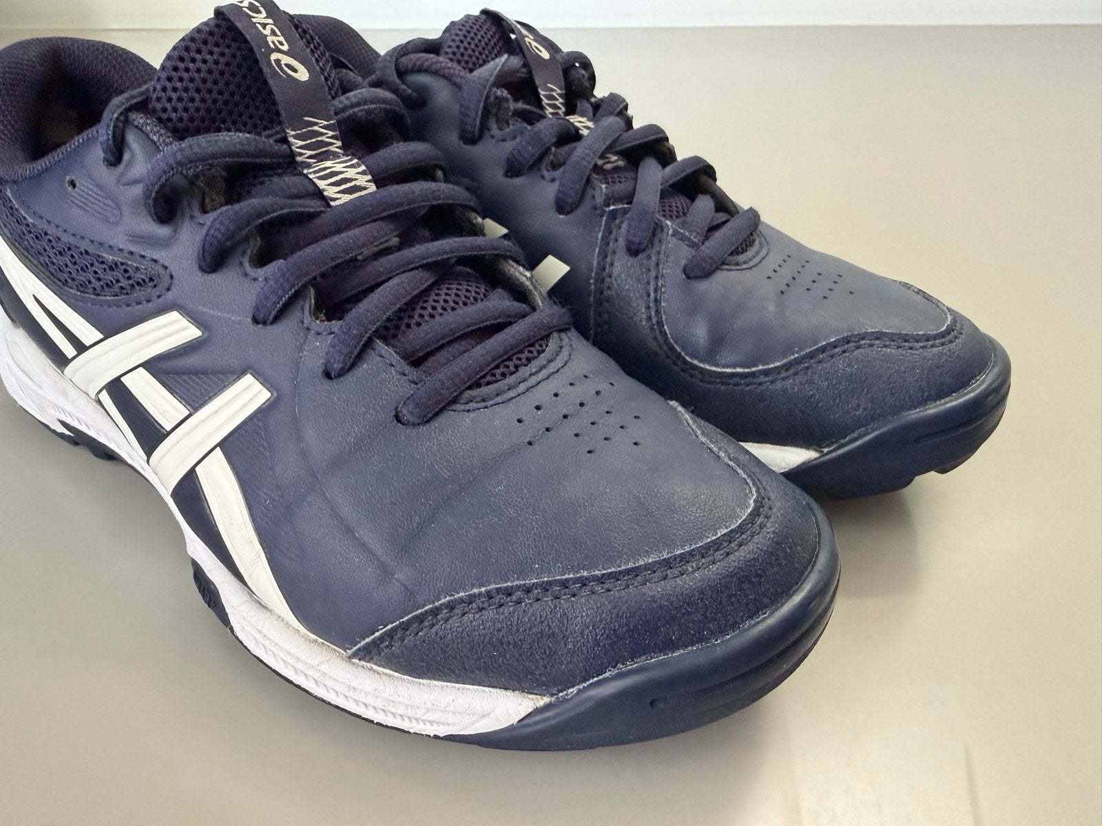 ASICS Gel-Peake 3 Junior hockeyschoenen blauw maat 37, Sport en Fitness, Hockey, Ophalen of Verzenden, Zo goed als nieuw, Schoenen