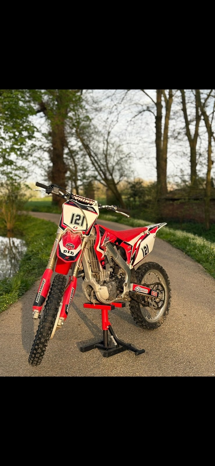 Honda crf250r crossmotor, Ophalen