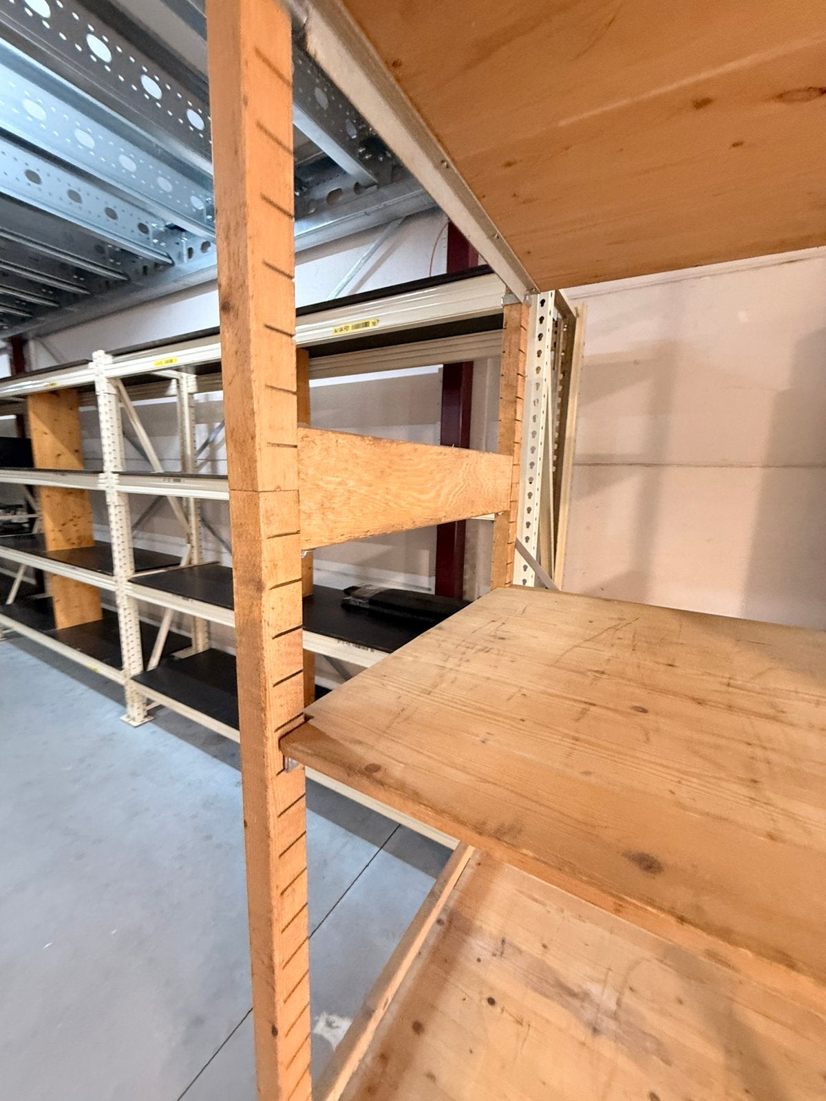 Ahrend stelling 90 cm breed, 80 diep 290 cm hoog, Ophalen, Gebruikt
