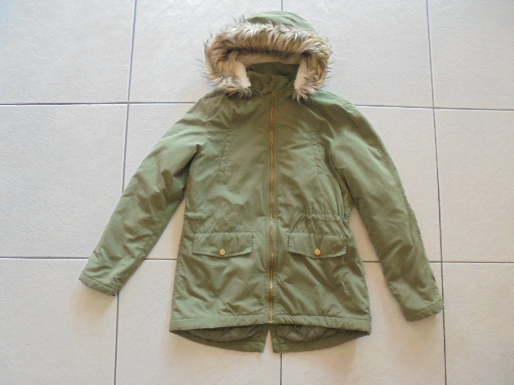 H&M meisjes winterjas maat 164, Meisje, H&M, Ophalen of Verzenden, Zo goed als nieuw