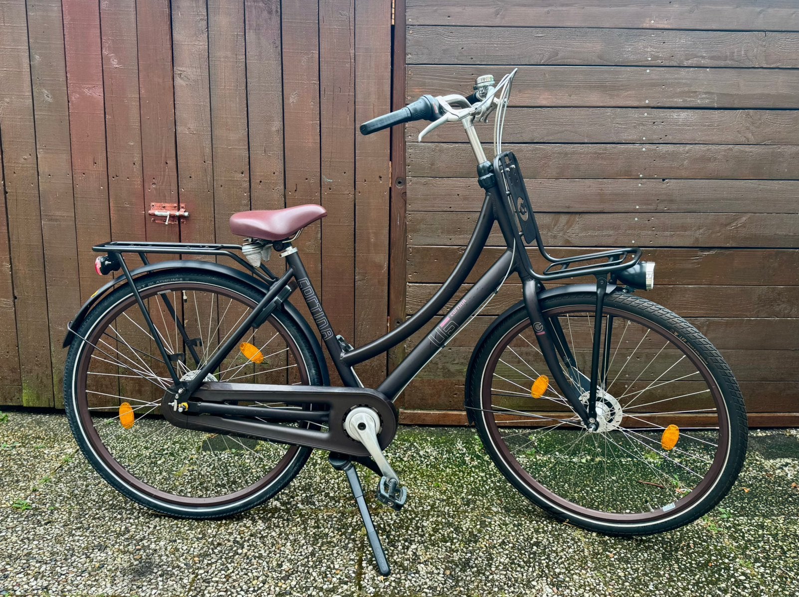 Mooie Cortina transportfiets 28 inch izgs, 56 cm of meer, Ophalen, Trommelrem, Versnellingen