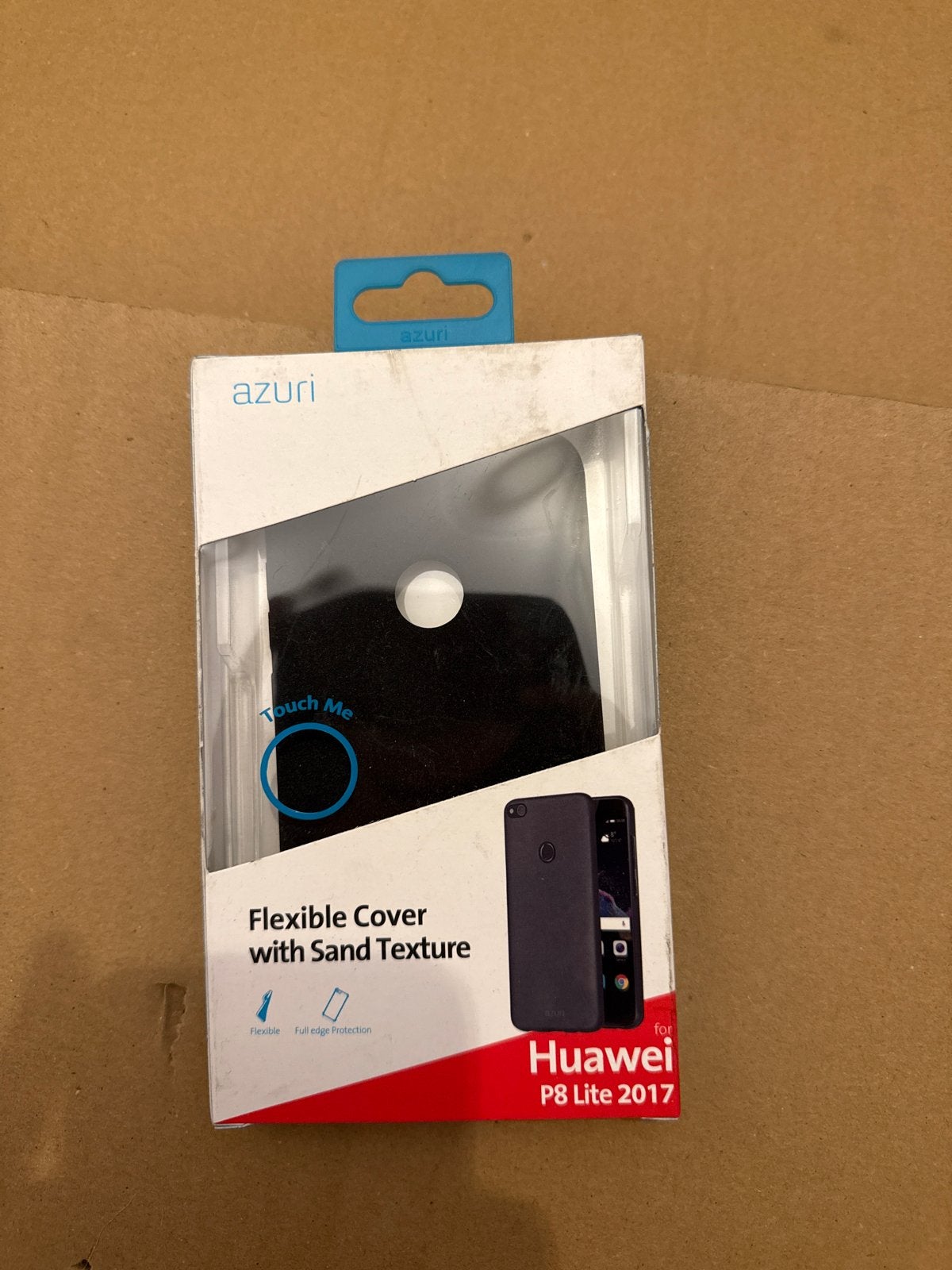 Azuri Flexible Cover met Zandtextuur voor Huawei P8 Lite 201, Ophalen, Nieuw
