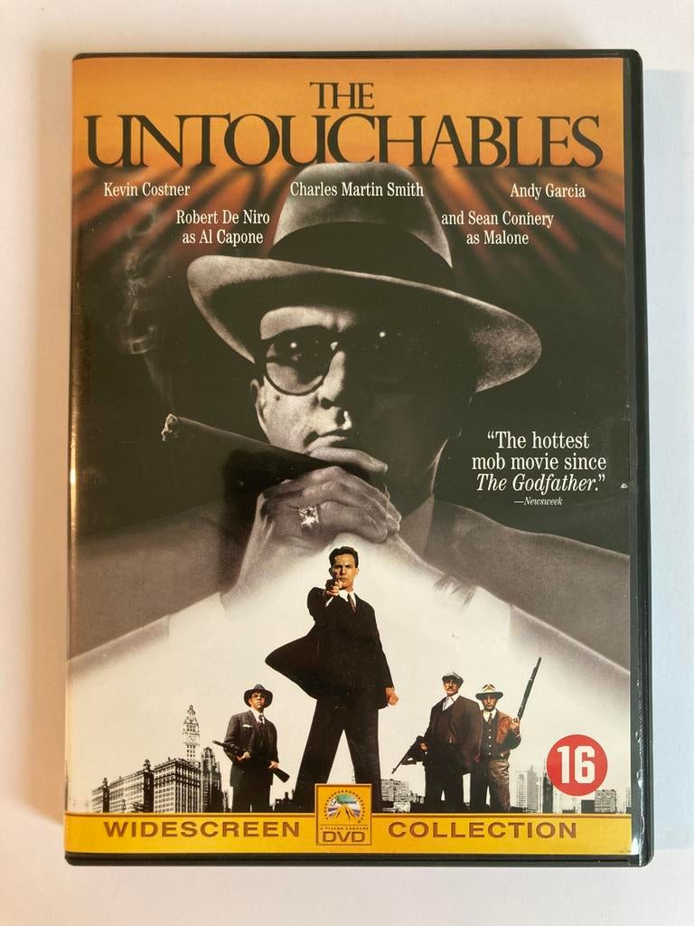 The Untouchables, 1987 / DVD / Brian De Palma, Vanaf 16 jaar, Ophalen of Verzenden, Zo goed als nieuw, Maffia en Misdaad