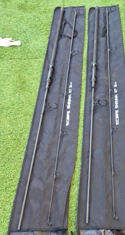 Set van 2Nash Scope Shrink 10ft 3lb Hengels met stofhoezen, Ophalen, Gebruikt, Werphengel