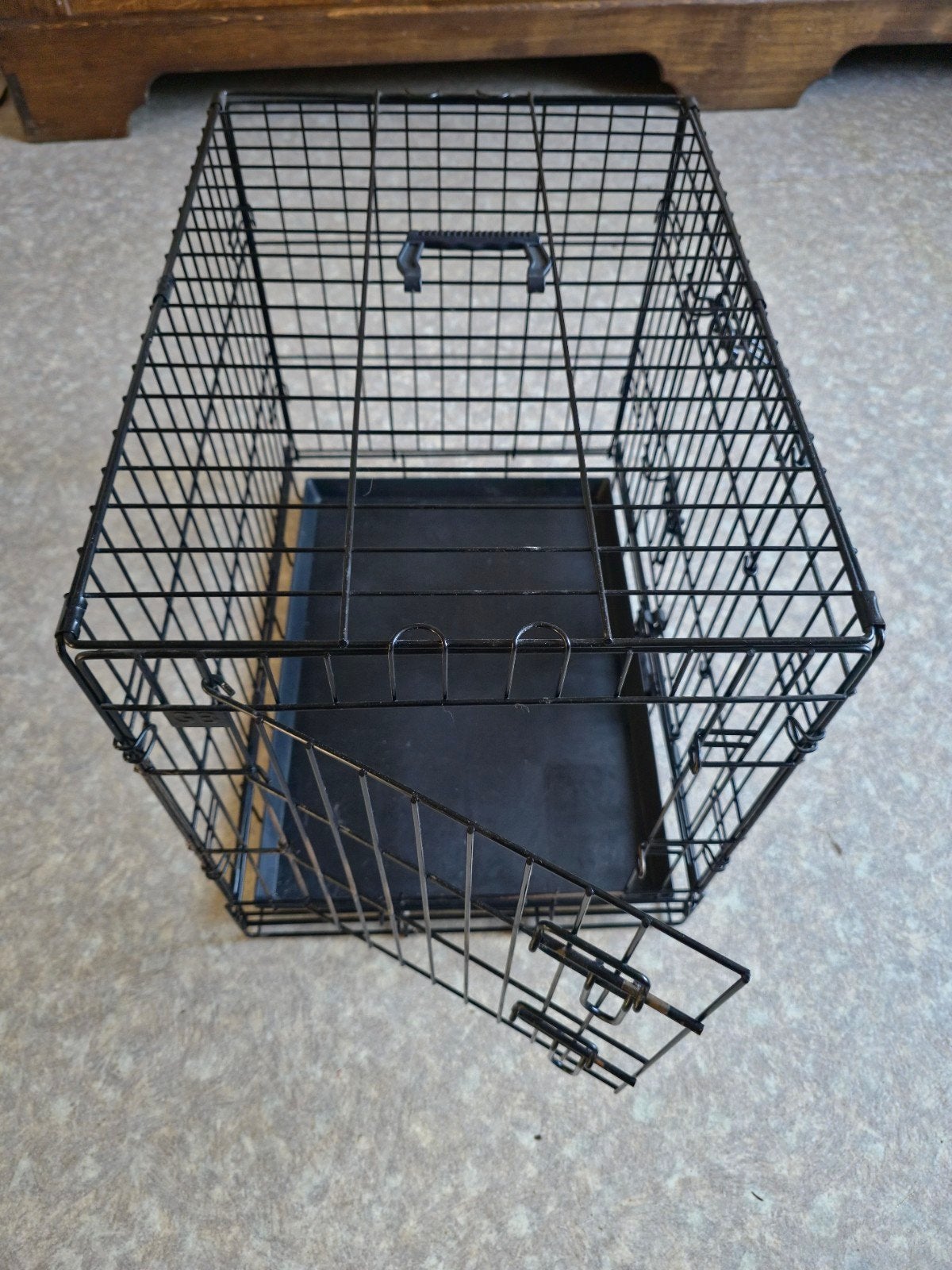 Nette, zwarte hondenbench te koop, Dieren en Toebehoren, Ophalen
