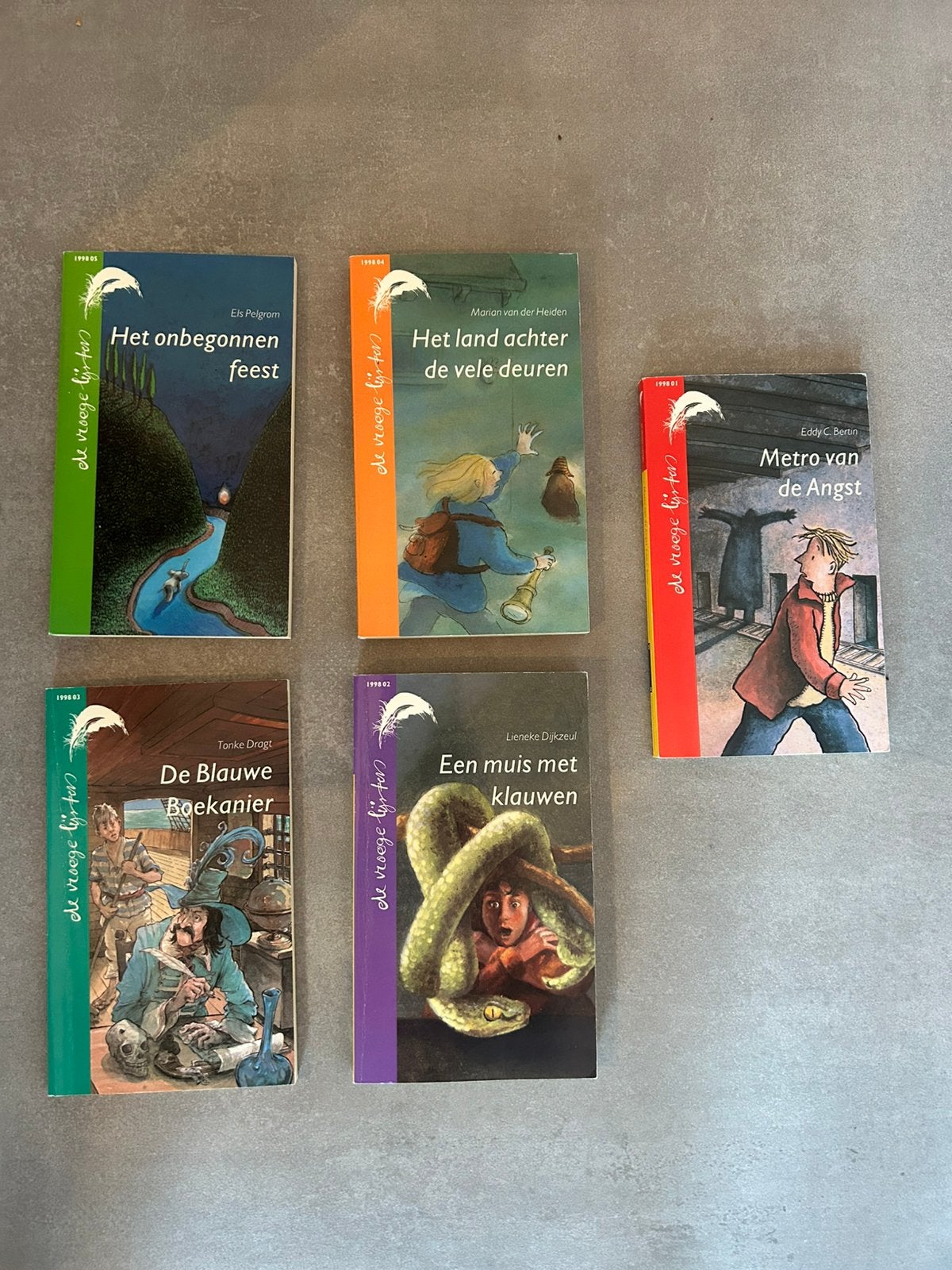Serie boeken van de vroege lijsters te koop, Ophalen of Verzenden