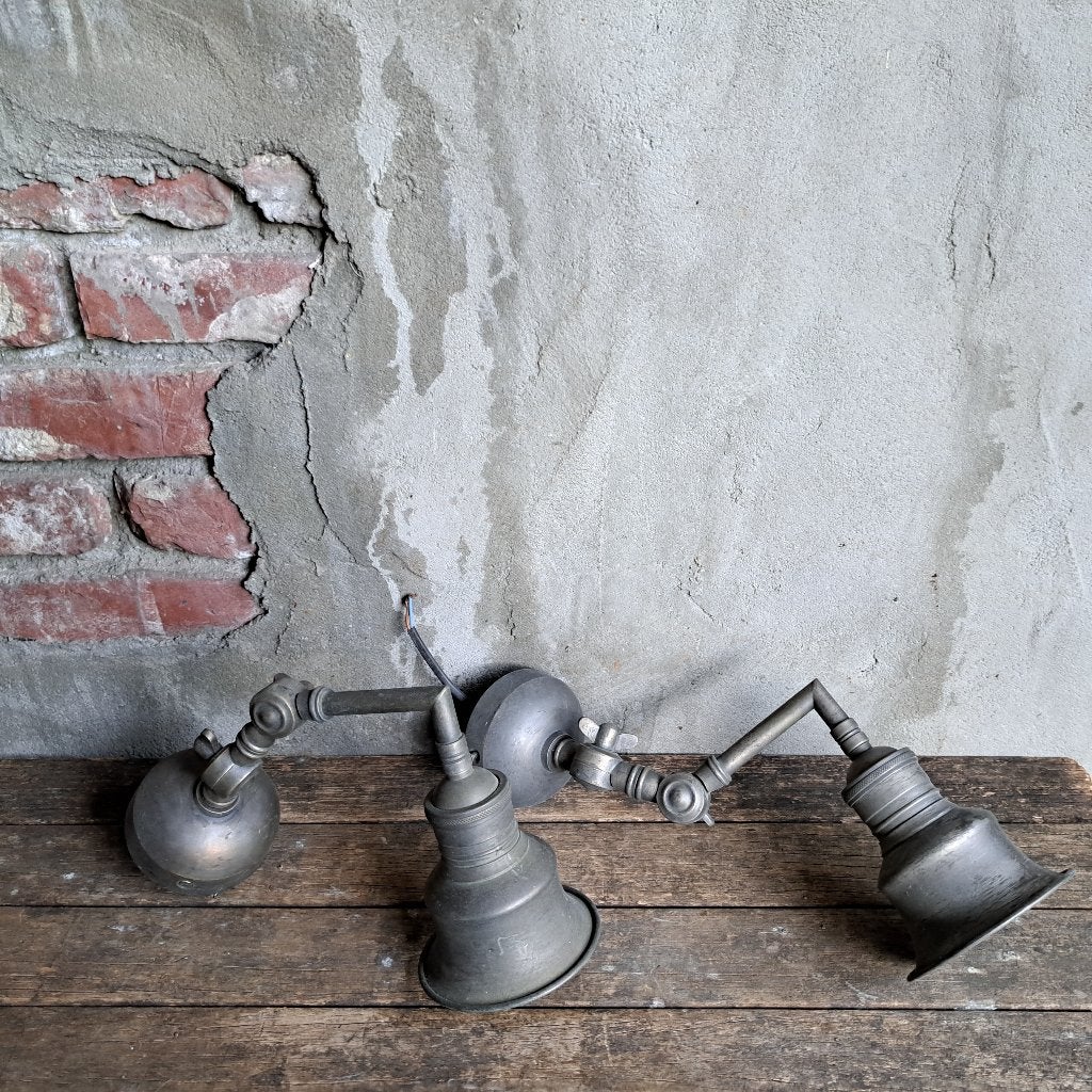 1x Zinken lampje muurlampje wandlampje spotje *Etage3*, ., Ophalen of Verzenden, Zo goed als nieuw, .