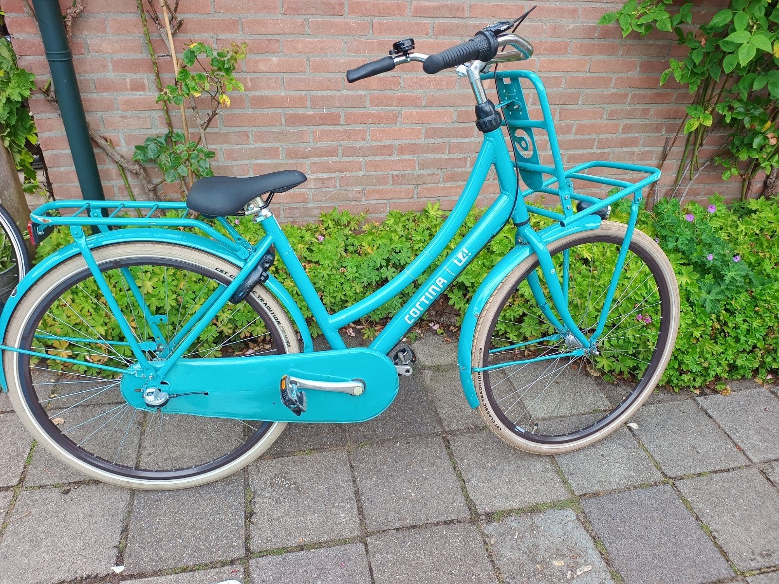 Cortina U4 Transportfiets - 50cm frame, Gebruikt, Versnellingen, 50 tot 53 cm, Trommelrem