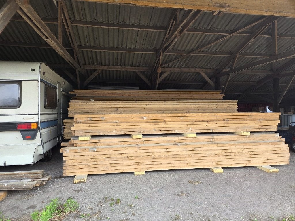 Balkhout constructie hout gordingen steiger planken ( 072 )
