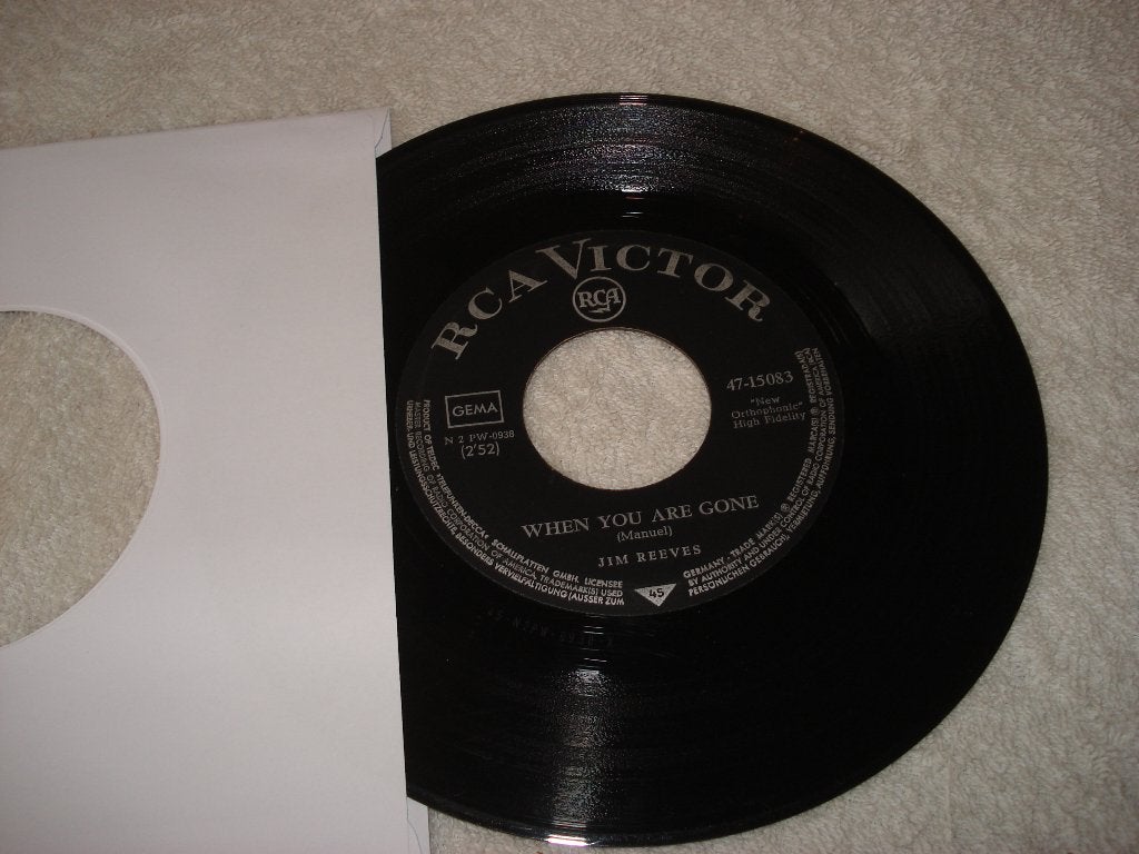 Jim Reeves   When You Are Gone    Orgineel, Originele persing, Ophalen of Verzenden, Zo goed als nieuw, Country en Western