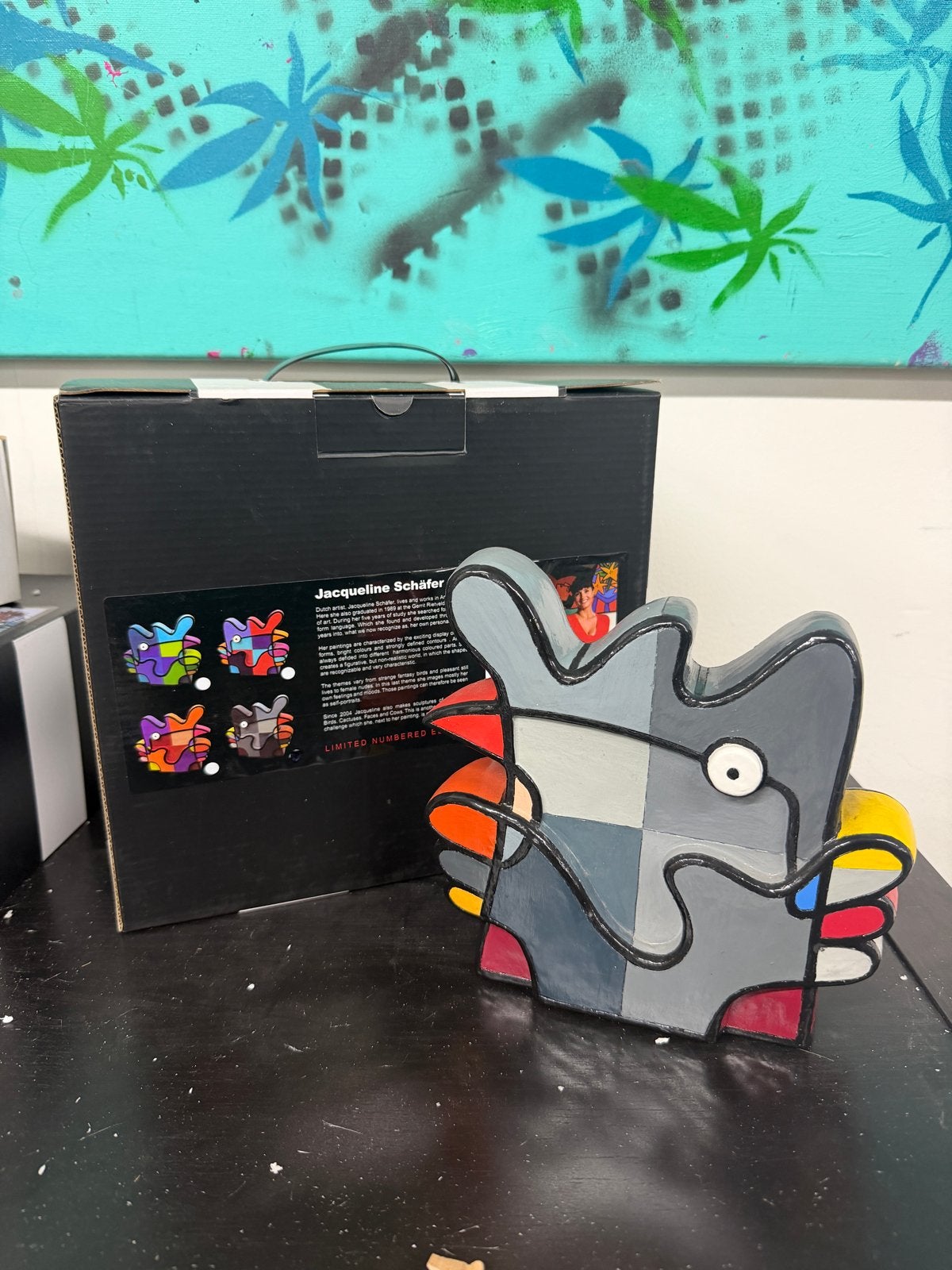 Jacqueline Schäfer - Vreemde Vogel (Limited Edition), Antiek en Kunst, Kunststof, Ophalen of Verzenden, Handgemaakt, 20 - 50 cm