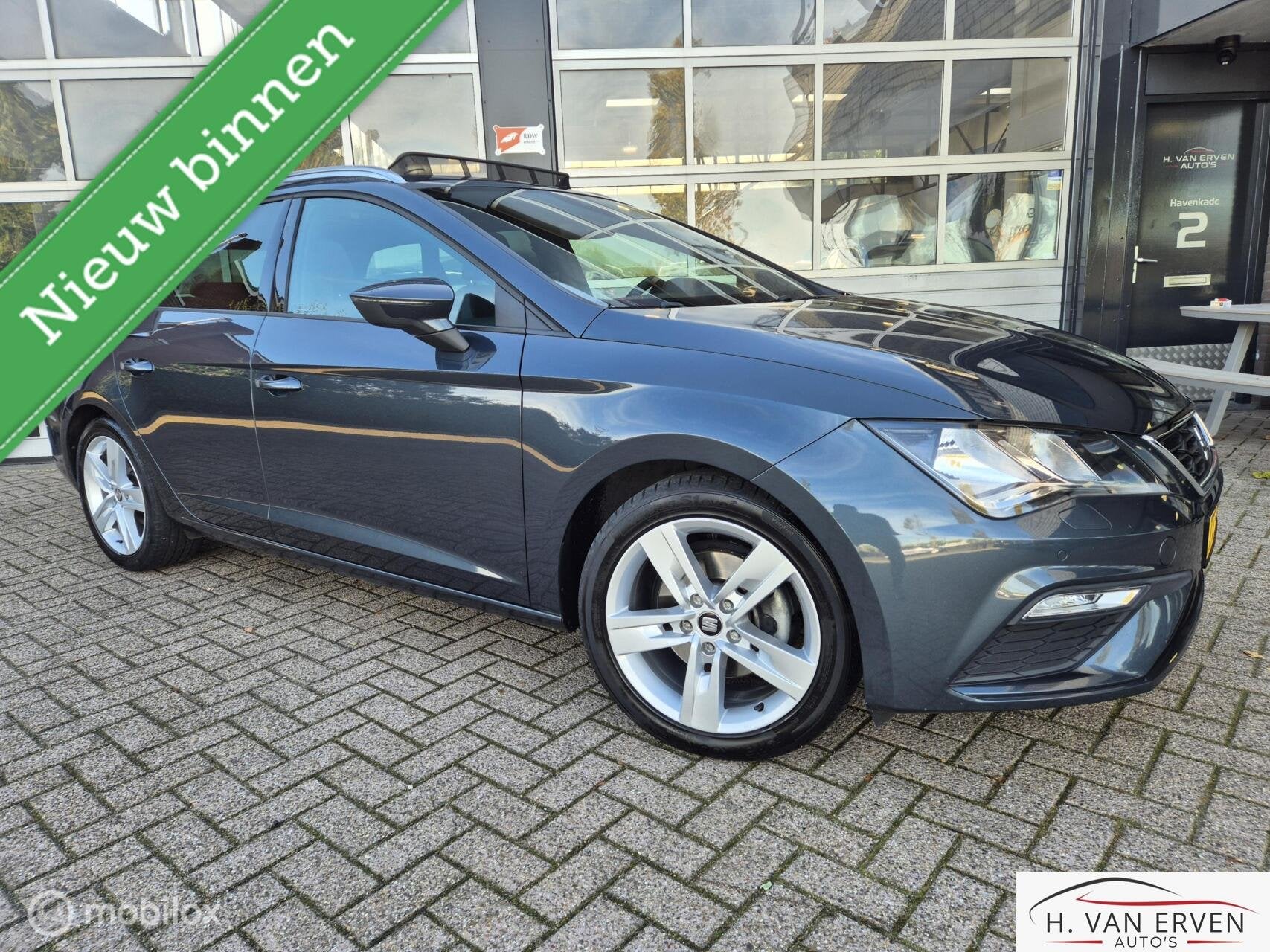 Seat Leon ST 1.5 FR SCHUIFKANTELDAK APPLE CARPLAY AUTOMAAT, Auto's, 1498 cc, Euro 6, 4 cilinders, Leon