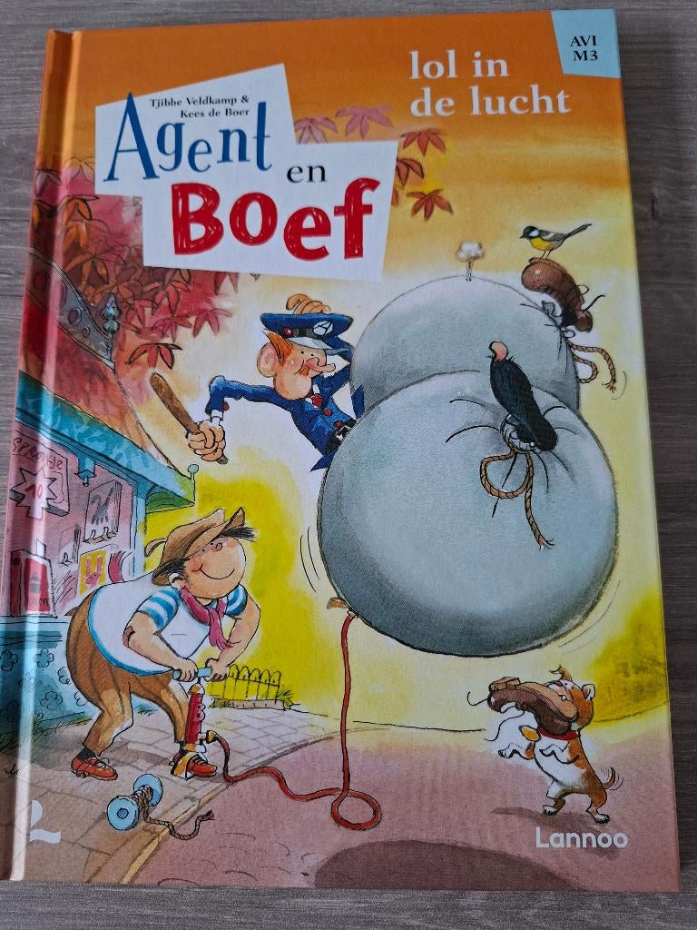 Agent en Boef; lol in de lucht, Boeken, Ophalen, Fictie algemeen, Tjibbe Veldkamp & Kees de Boer, Zo goed als nieuw