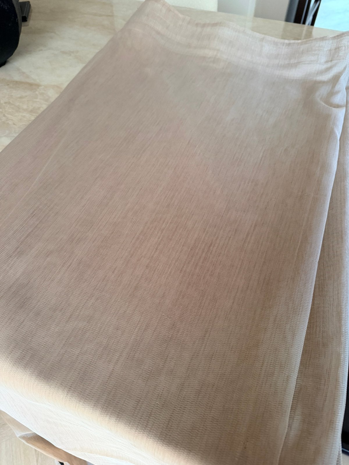 Taupe inbetween gordijn | waves plooi | 2.60 m hoog, Huis en Inrichting, Stoffering | Gordijnen en Lamellen, Bruin, 200 cm of meer