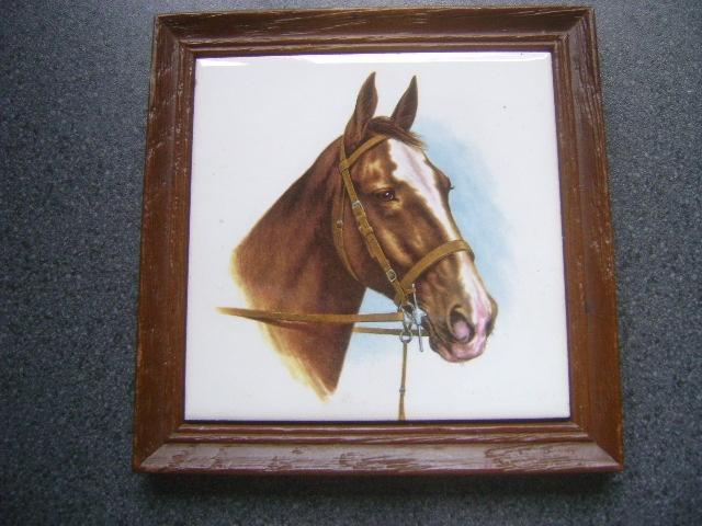 tegel paard 13,5 x 13,5 cm, Ophalen of Verzenden, Gebruikt