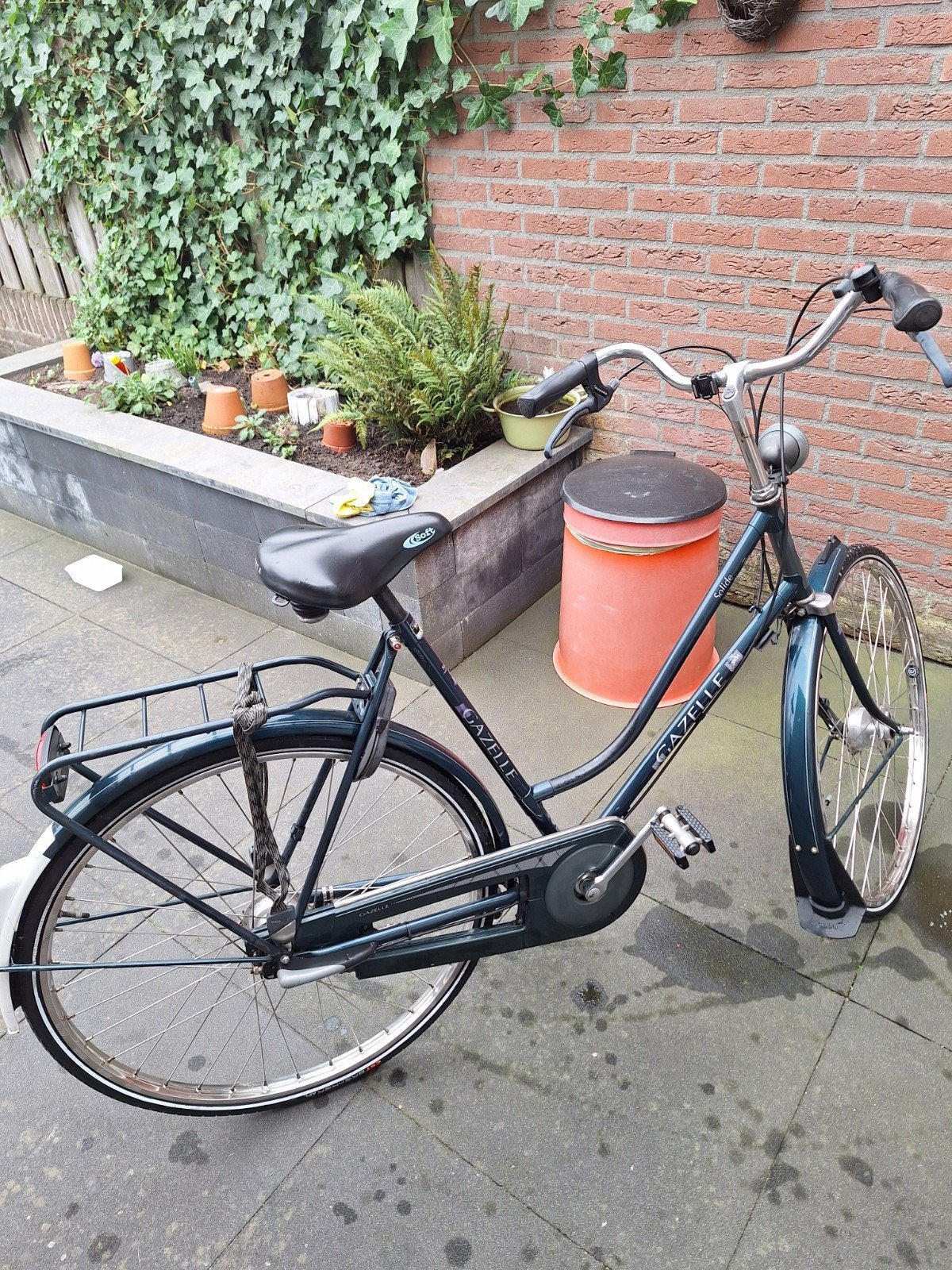 Damesfiets, oudere  Gazelle Solide, Ophalen, Gebruikt, Versnellingen, 56 cm of meer