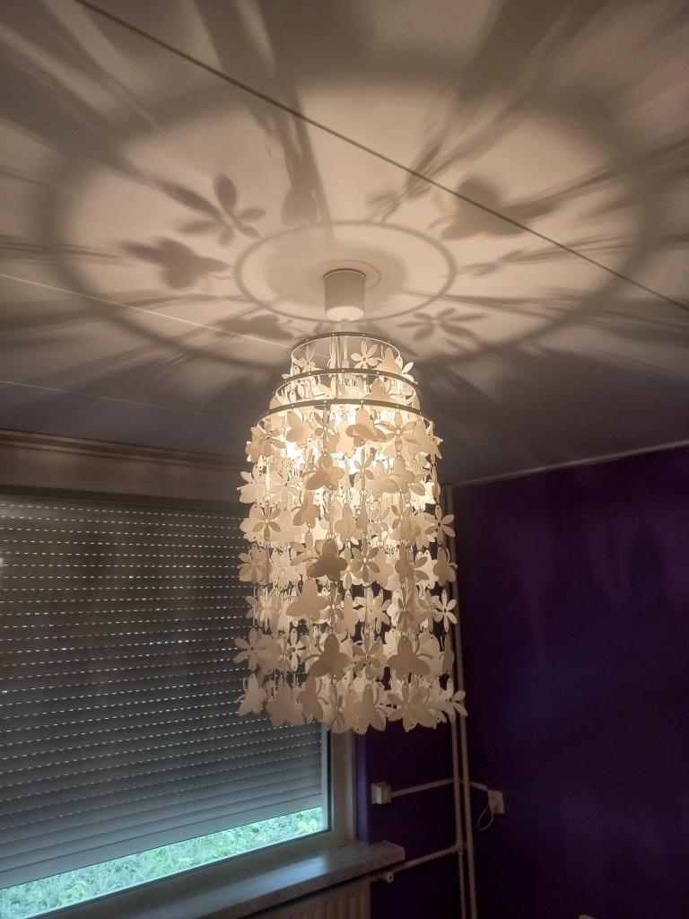 Hanglampen, Ophalen of Verzenden, Gebruikt, Kunststof, 75 cm of meer