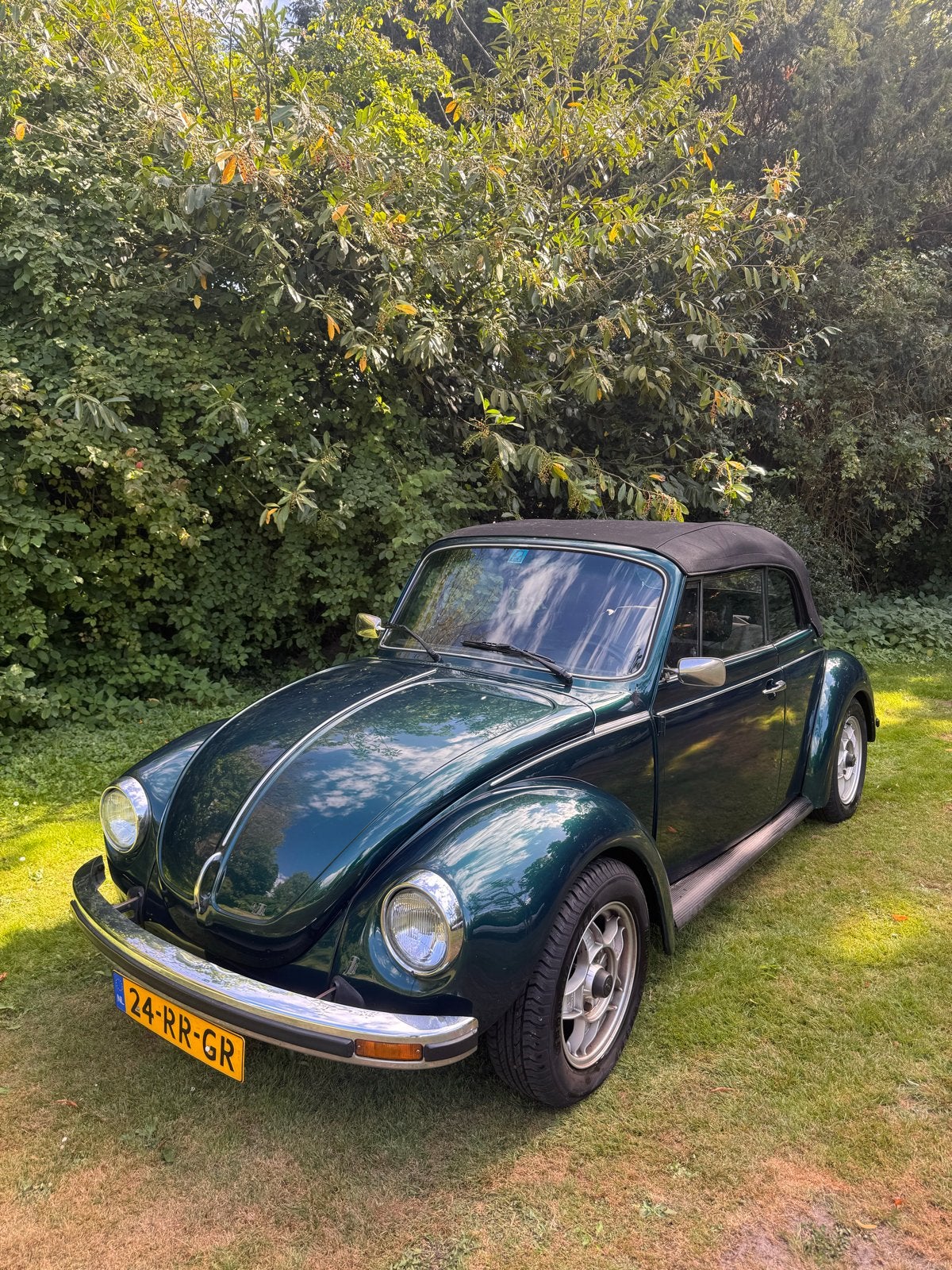 Volkswagen Kever Cabrio1979 met Porsche type 4 motor, Achterwielaandrijving, Zwart, 4 cilinders, Cabriolet