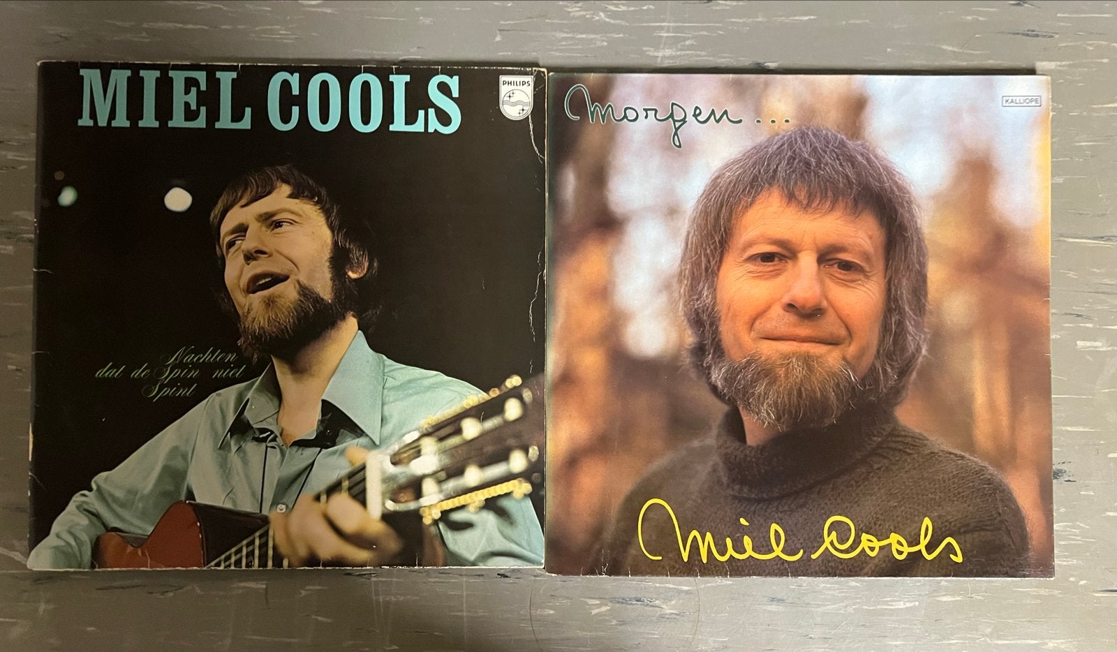 Miel Cools LP's: Lachten dat de Spin niet Spint & Morgen..., Ophalen of Verzenden, Gebruikt, 12 inch, LP
