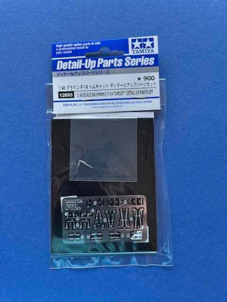 Tamiya	12693	Grumman F-14 Tomcat - Detail Parts Set	  1/48, Hobby en Vrije tijd, Modelbouw | Vliegtuigen en Helikopters, Verzenden