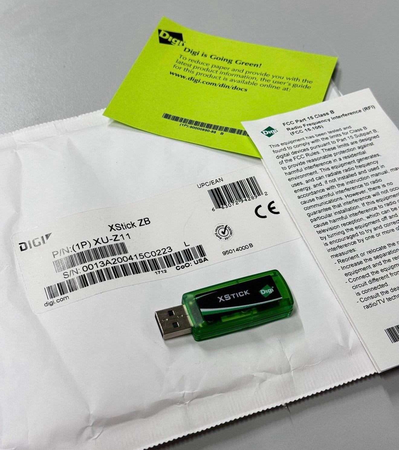 Digi XStick2 ZB Xstick-2 XU-Z11 Zigbee XBee USB RF - modem, Hobby en Vrije tijd, P, P, P, Nieuw