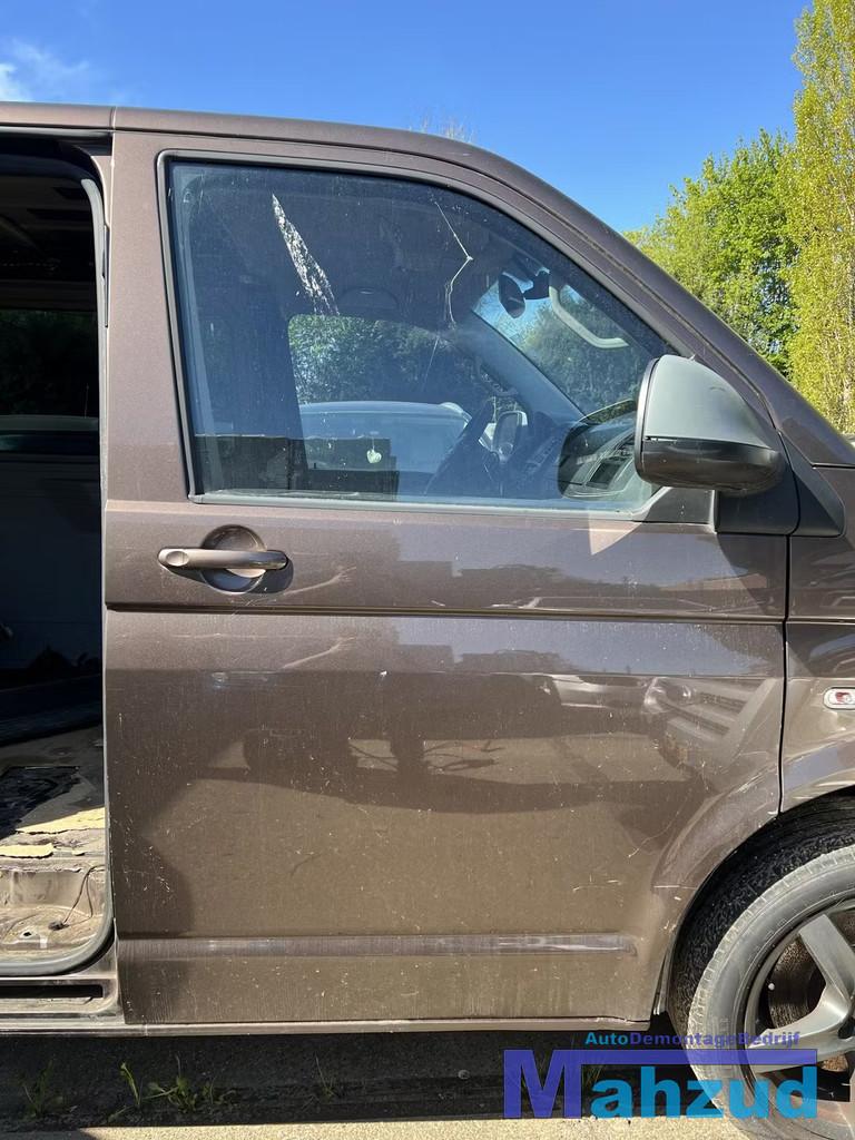VW TRANSPORTER T5 5 Bruin rechts voor deur portier 2005-2015, Gebruikt, Volkswagen AG, Volkswagen, Deur