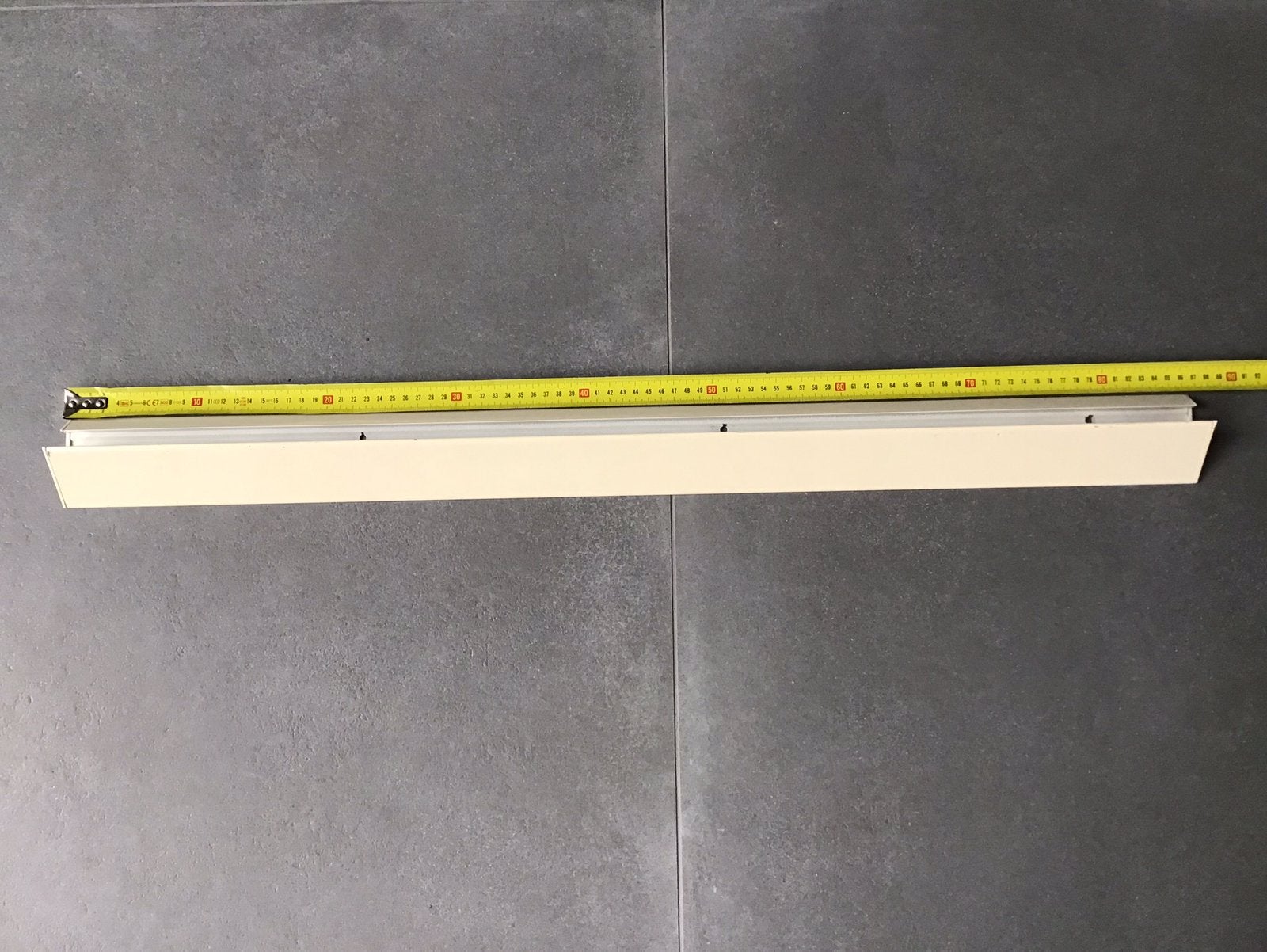 Metalen plankendrager, wit, voor 18 mm plank, Ophalen, Gebruikt