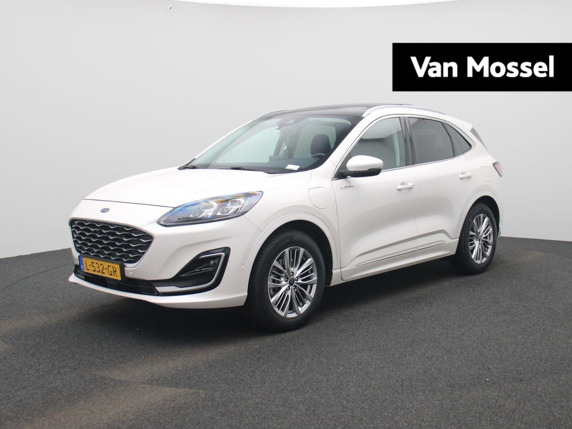 Ford Kuga 2.5 PHEV Vignale Aut. | Panoramadak | B&O soundsys, Auto's, Gebruikt, Euro 6, 4 cilinders, Wit