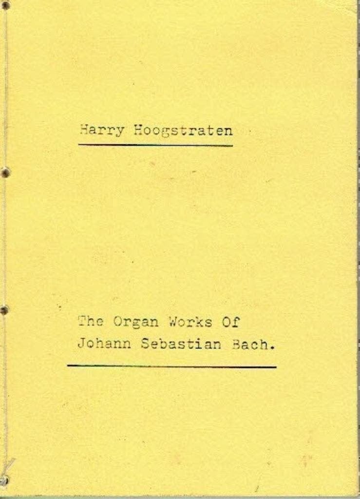 Harry Hoogstraten The Organ Works of Johann Sebastian Bach, Ophalen of Verzenden, Nieuw, Artiest