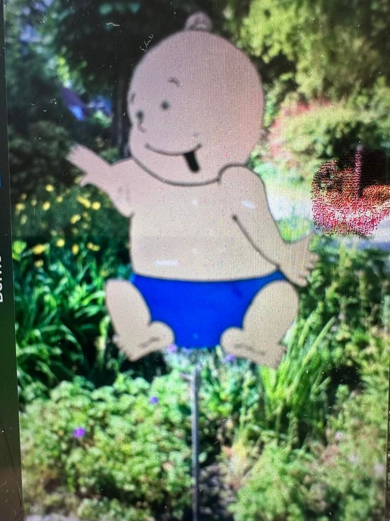 Geboortebord - baby  JONGETJE, Ophalen, Gebruikt