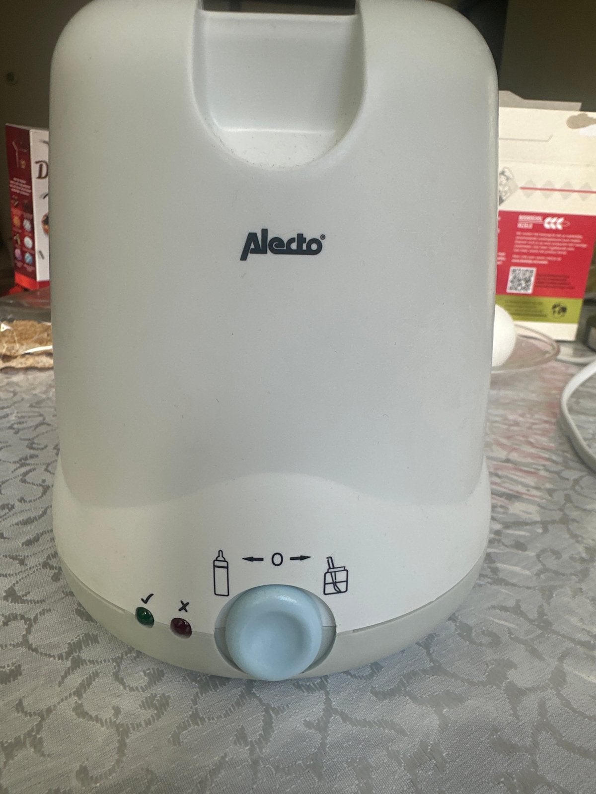 Alecto flessenwarmer/potjesverwarmer, Ophalen of Verzenden, Gebruikt, Flessen- of potjesverwarmer