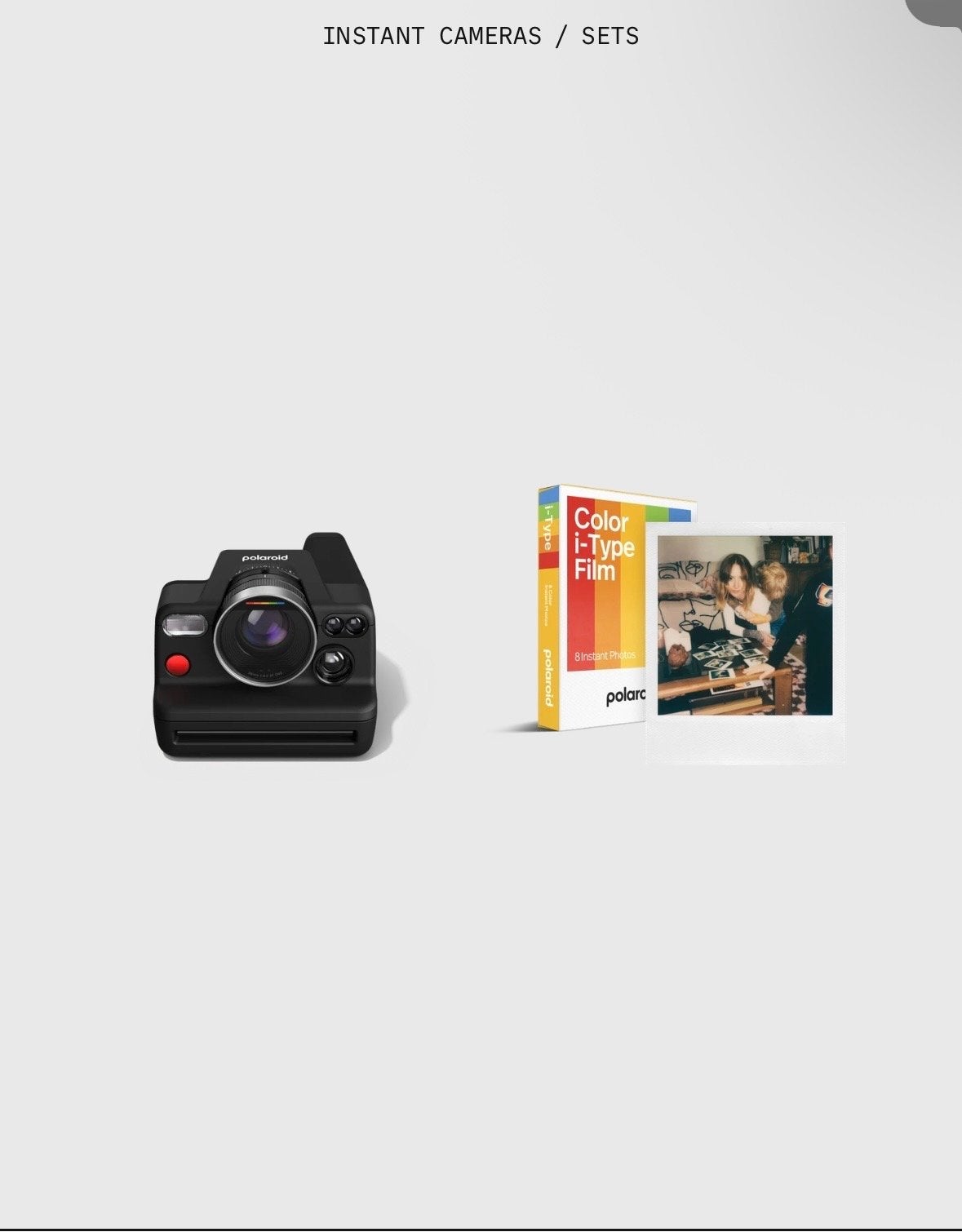 Polaroid I-2 instant camera - Zo goed als nieuw, Instant camera, Ophalen of Verzenden, Zo goed als nieuw, Overige Merken