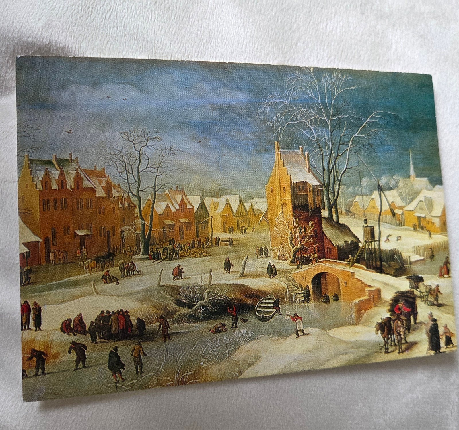 Pieter Brueghel - Winterlandschap, Verzenden, 1960 tot 1980, Gelopen, Overige thema's