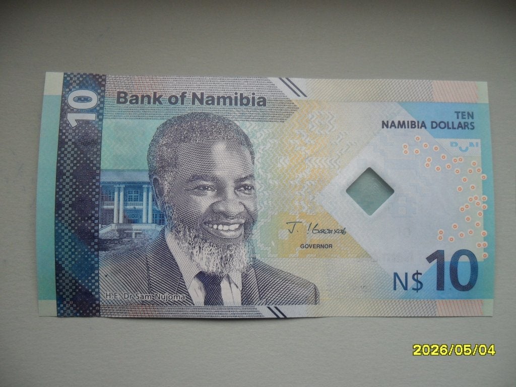 Namibië #W20 [2025] / 10 dollars UNC, Postzegels en Munten, Bankbiljetten | Afrika, Los biljet, Overige landen, Verzenden