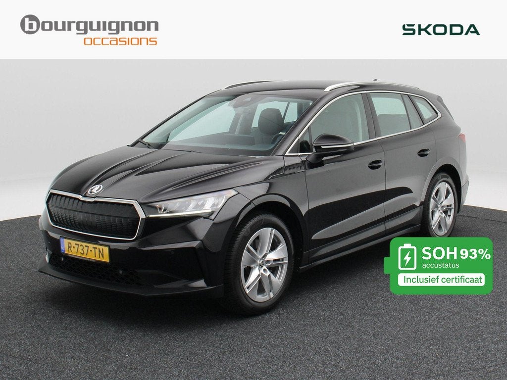 Skoda Enyaq iV 60 180 Pk | Climatronic | Cruise Control | Ca, Auto's, Skoda, Automaat, 397 km, Achterwielaandrijving, Leder en Stof