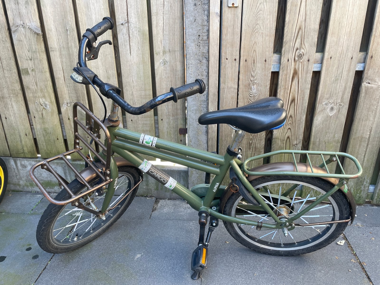 Gebruikte Alpina Cargo jongensfiets, Fietsen en Brommers, Overige merken, Terugtraprem, Gebruikt, Minder dan 49 cm